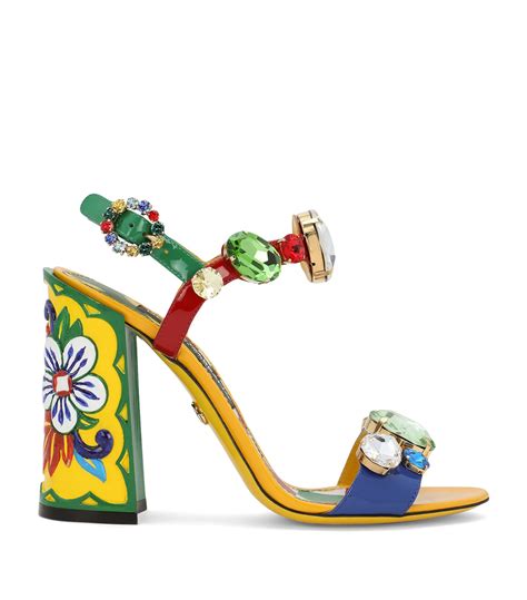 dolce gabbana sandals price|dolce gabbana heeled sandals.